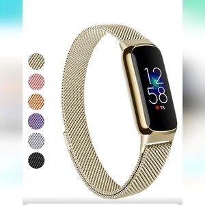 Fitbit Luxe watch and fitness tracker with set of two interchangeable bands